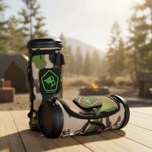 Tactical Camo‎ Phone Case Utility Pouch Lot of 2 MOLLE Clip Outdoor BattleBuddy